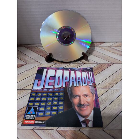 Jeopardy (1998) PC GAME -  DISC + Manual ONLY - Picture 2 of 4